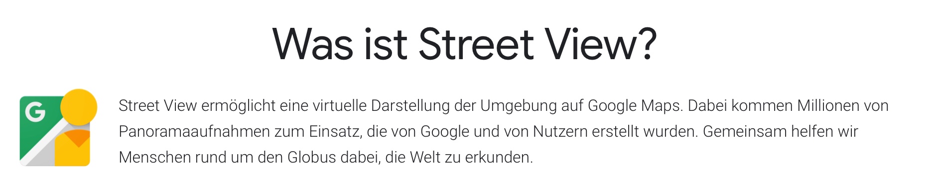 360 Grad Ansichten und virtueller Rundgänge auf Google